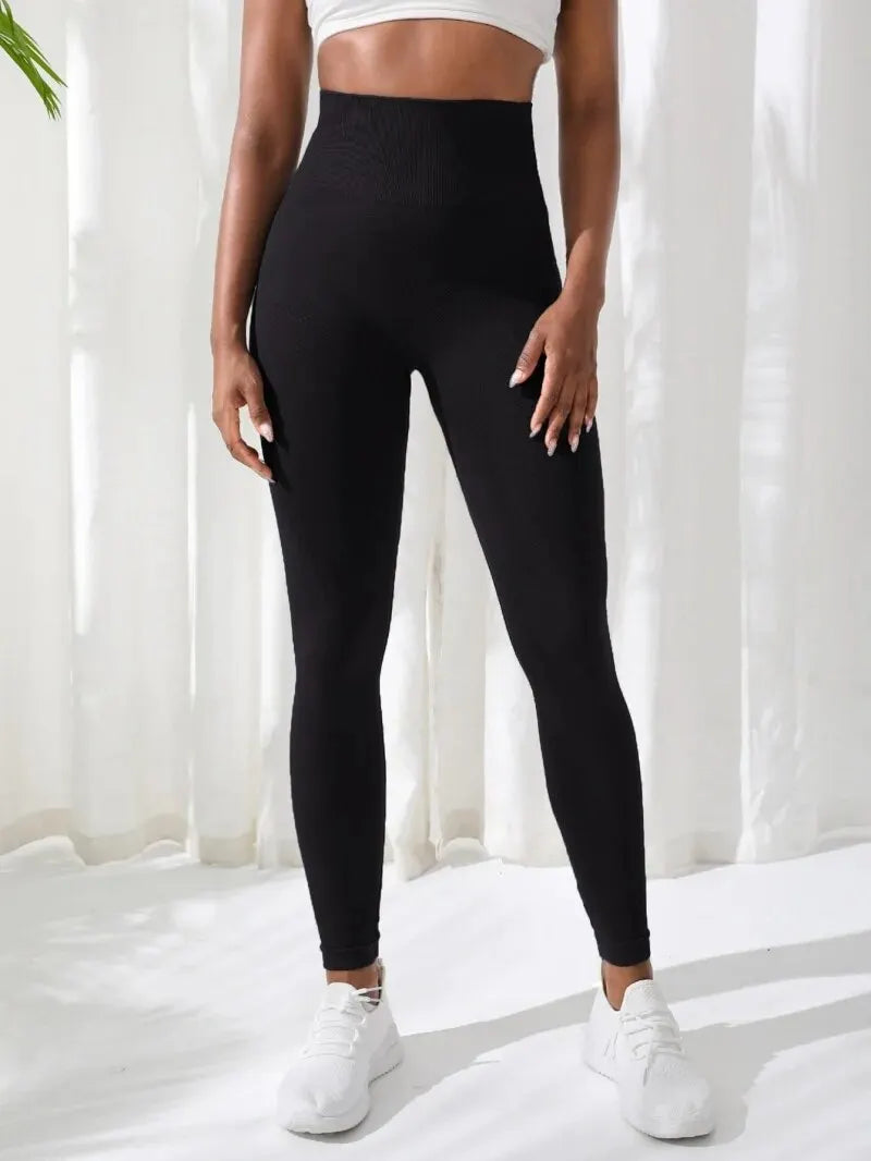 MAYA – HIGH WAIST SEAMLESS YOGA LEGGINGS