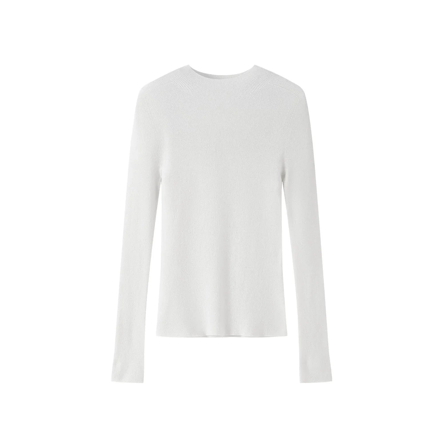HANNAH – WOOLEN KNIT TOP & HIGH COLLAR SHIRT