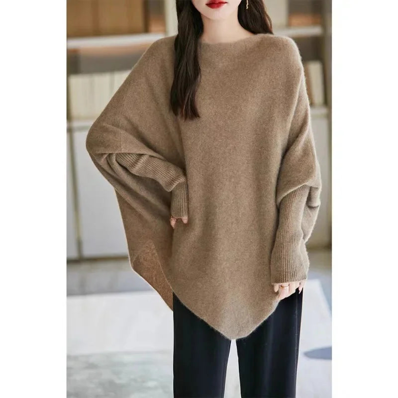 SOPHIA – BATWING KNIT SWEATER & CASUAL COAT