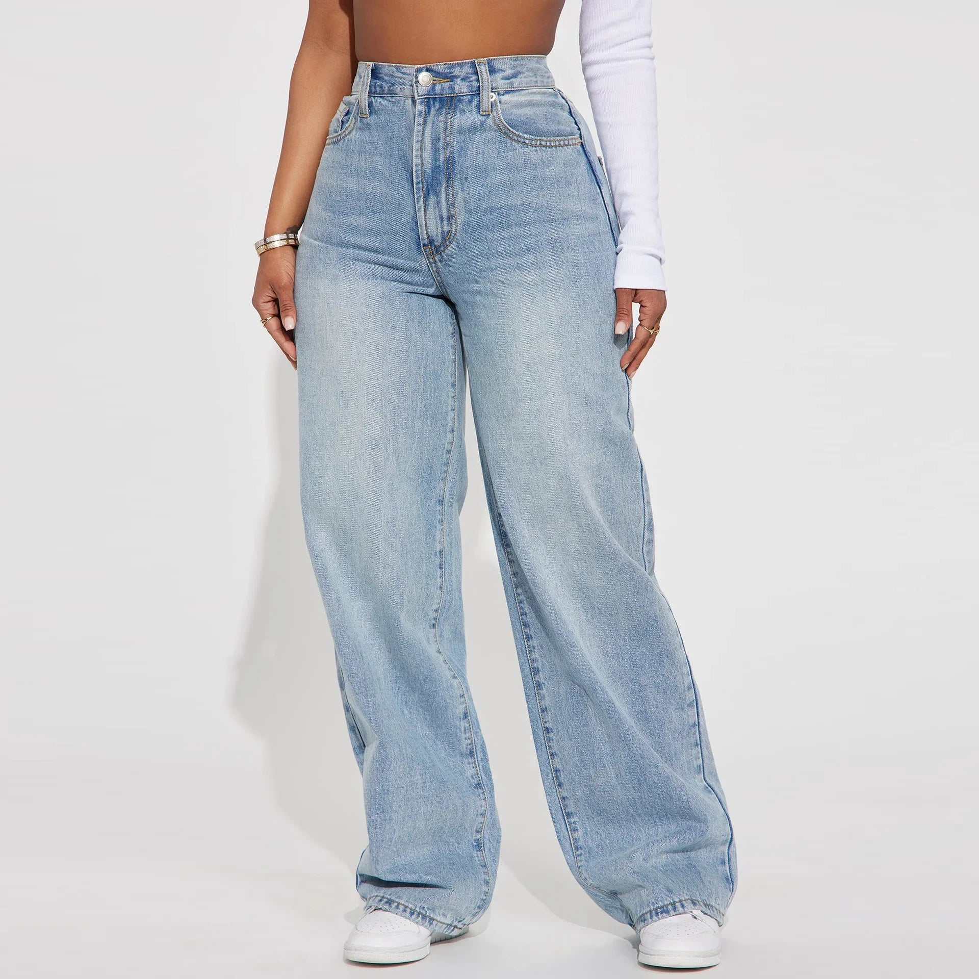 CLARA – HIGH WAIST STRAIGHT LEG JEANS