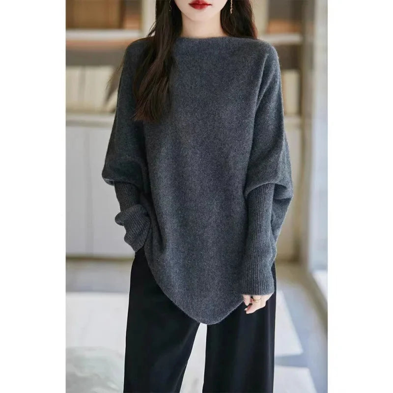 SOPHIA – BATWING KNIT SWEATER & CASUAL COAT