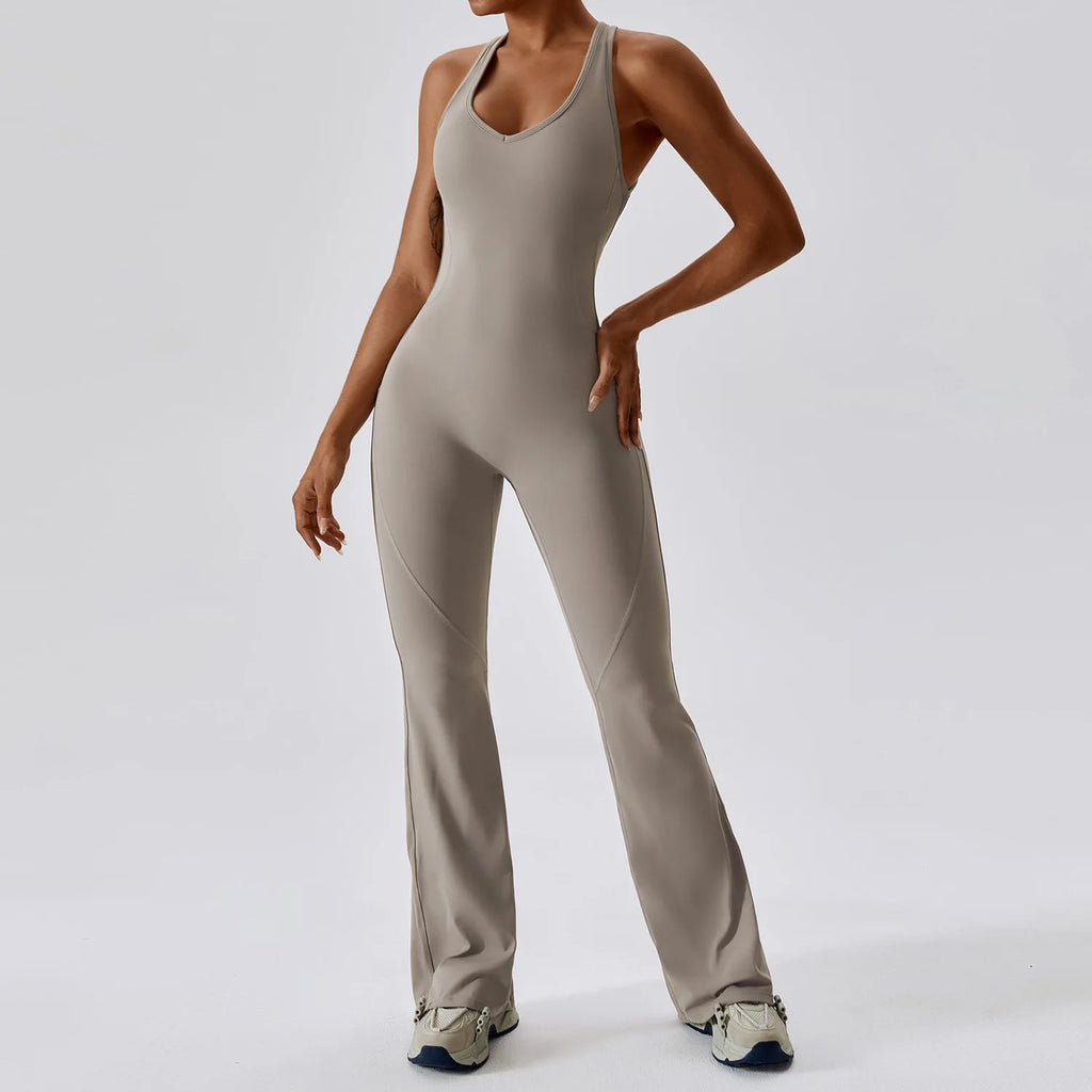 HALEY – SOLID YOGA JUMPSUIT & ACTIVEWEAR SET