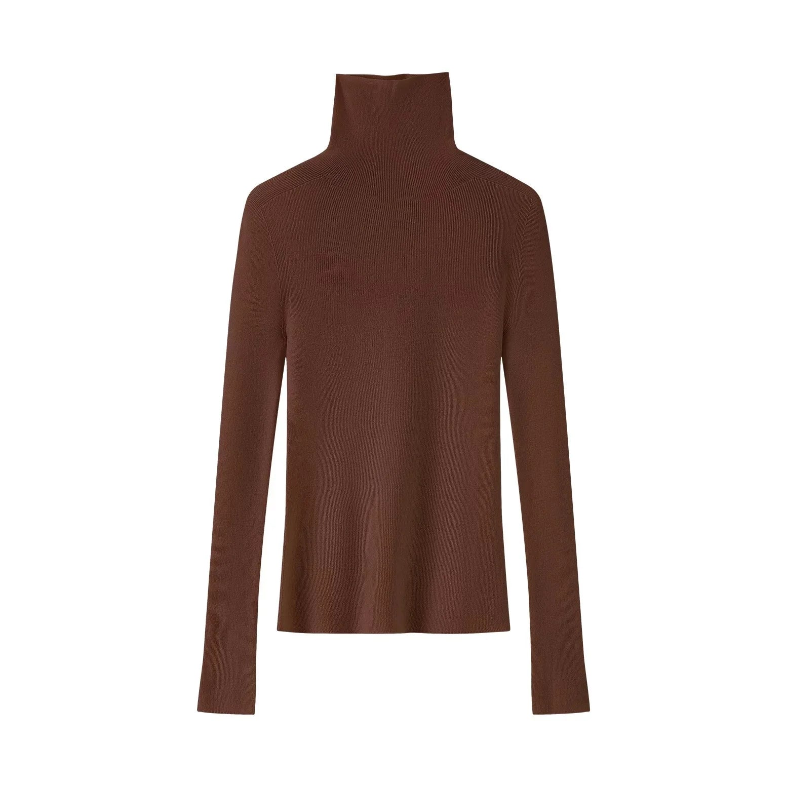 HANNAH – WOOLEN KNIT TOP & HIGH COLLAR SHIRT