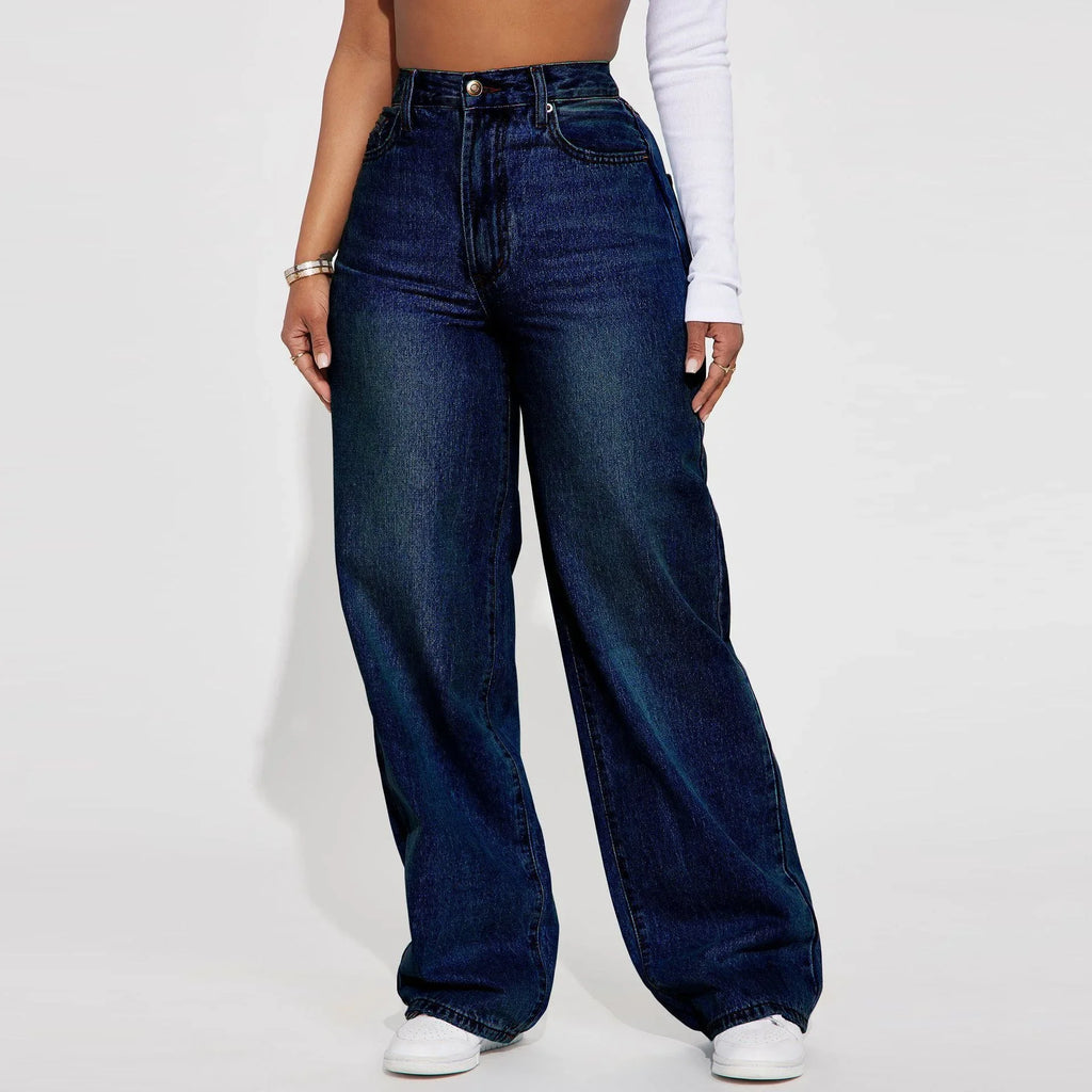 CLARA – HIGH WAIST STRAIGHT LEG JEANS