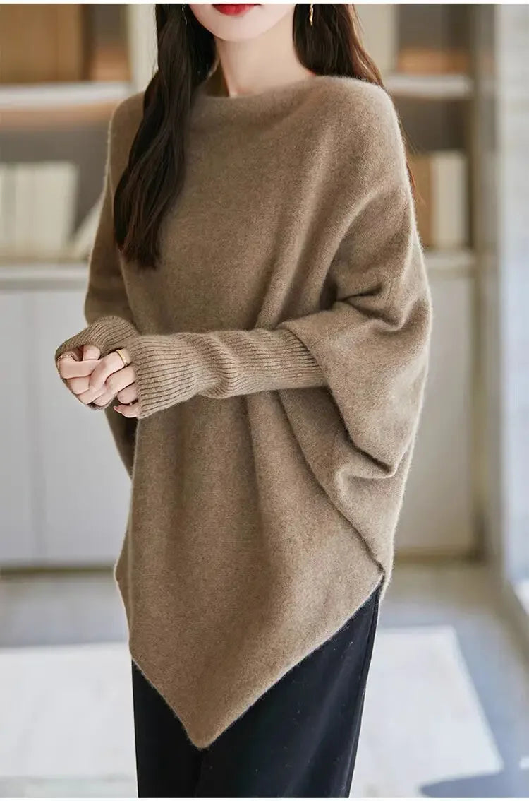 SOPHIA – BATWING KNIT SWEATER & CASUAL COAT
