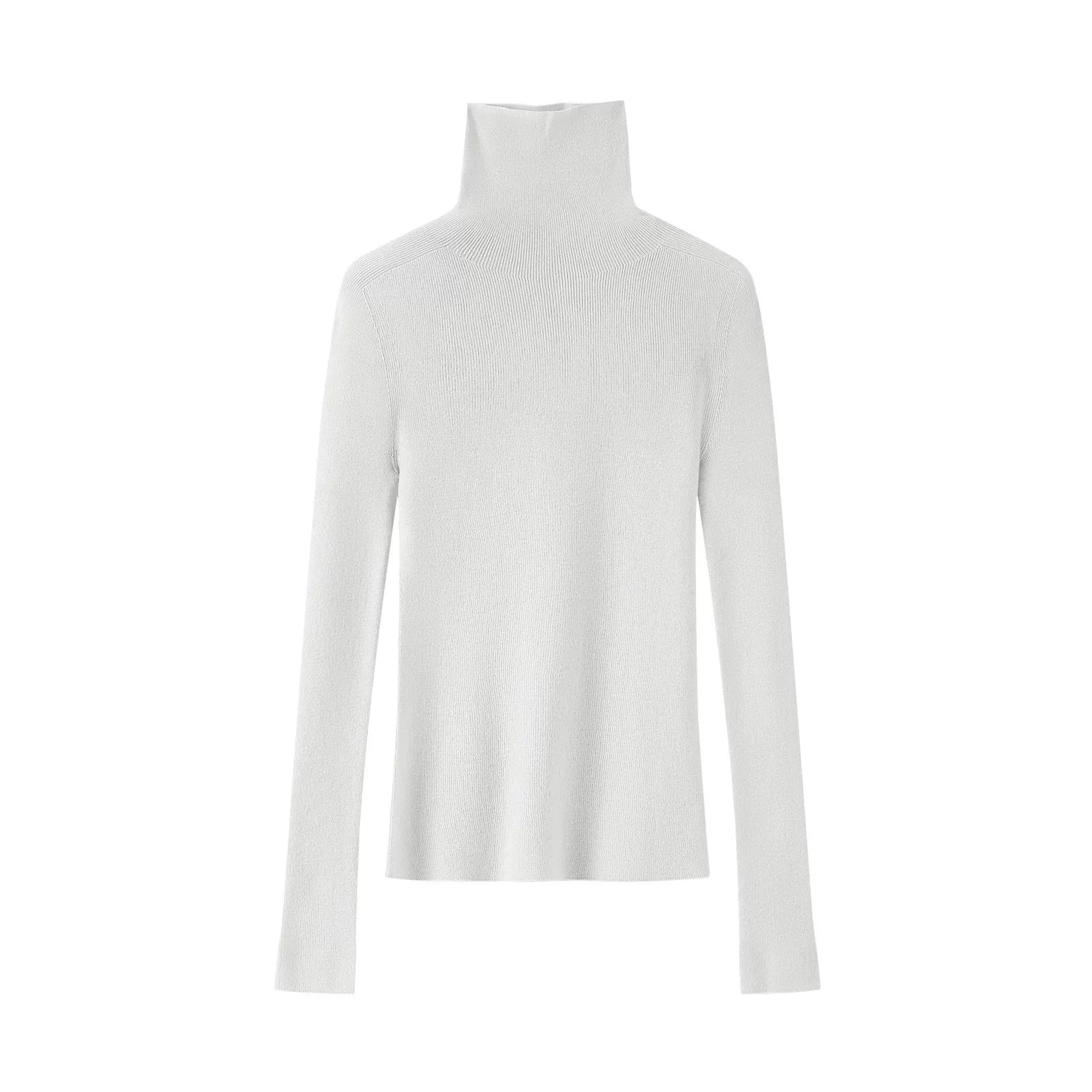 HANNAH – WOOLEN KNIT TOP & HIGH COLLAR SHIRT