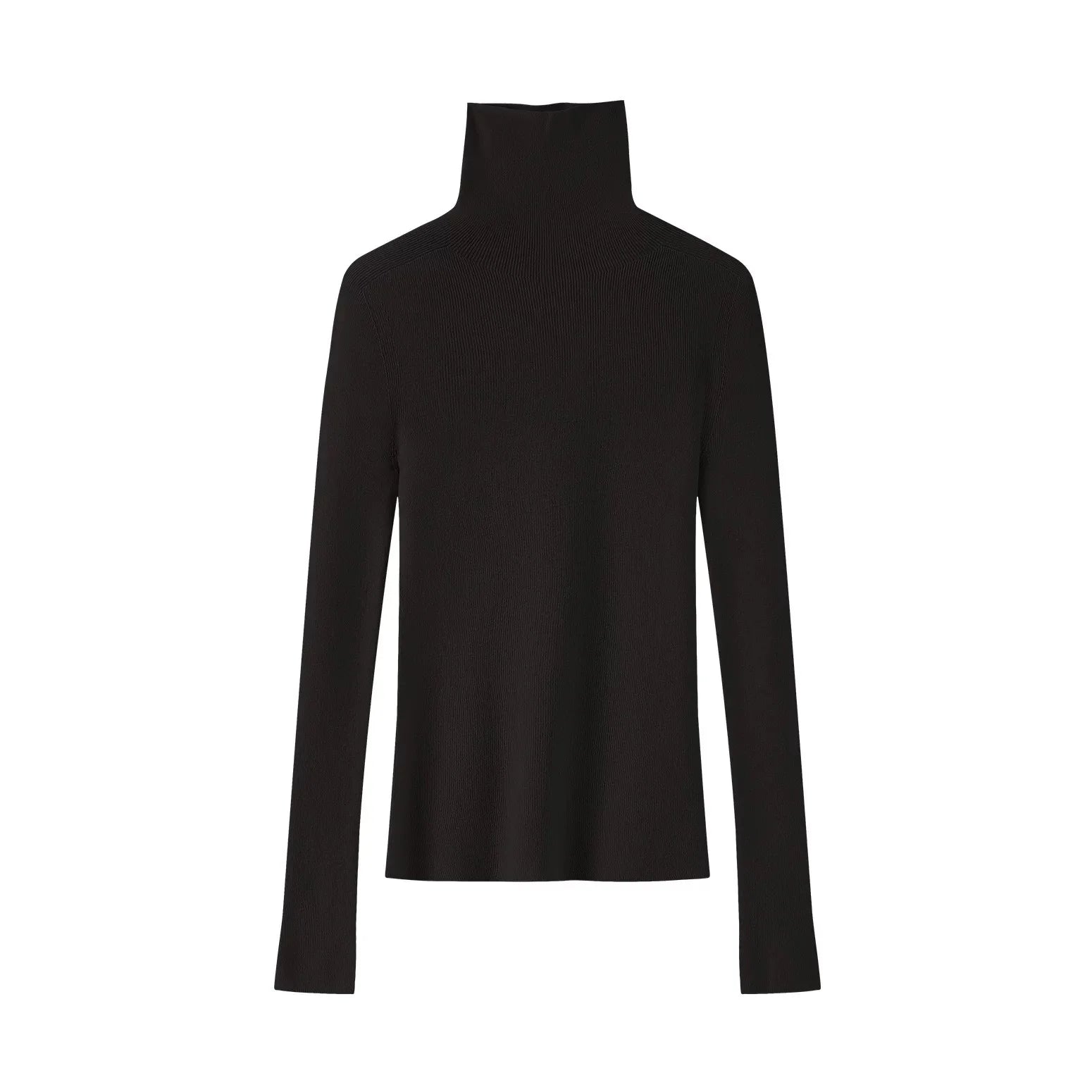 HANNAH – WOOLEN KNIT TOP & HIGH COLLAR SHIRT