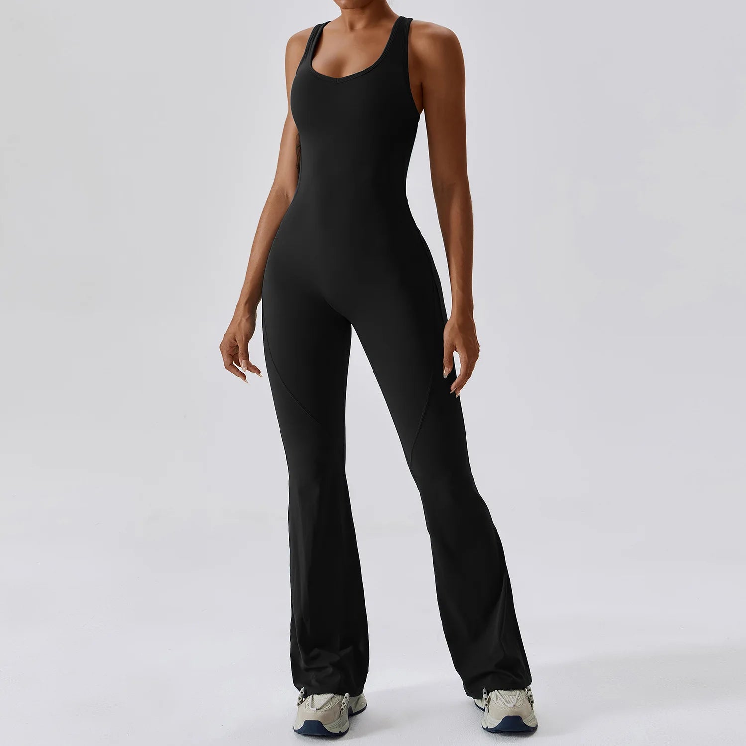 HALEY – SOLID YOGA JUMPSUIT & ACTIVEWEAR SET