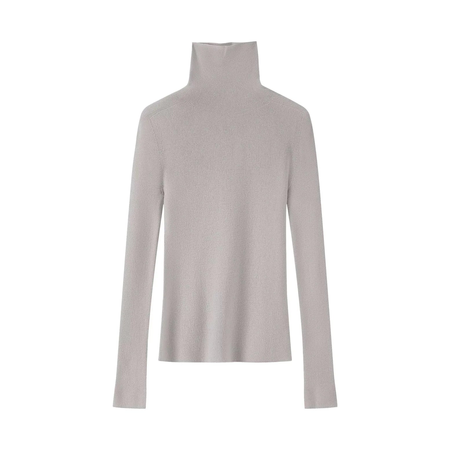 HANNAH – WOOLEN KNIT TOP & HIGH COLLAR SHIRT