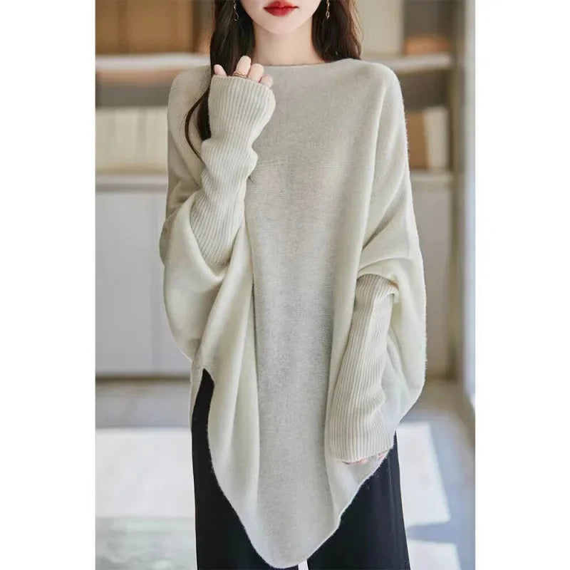 SOPHIA – BATWING KNIT SWEATER & CASUAL COAT